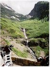 Waterfall at Glacier National Park